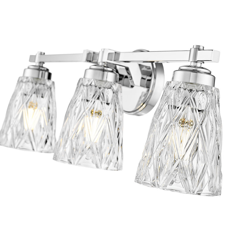 Ensemble de meuble-lavabo 3 lumières Jordynn, Chrome chrome
