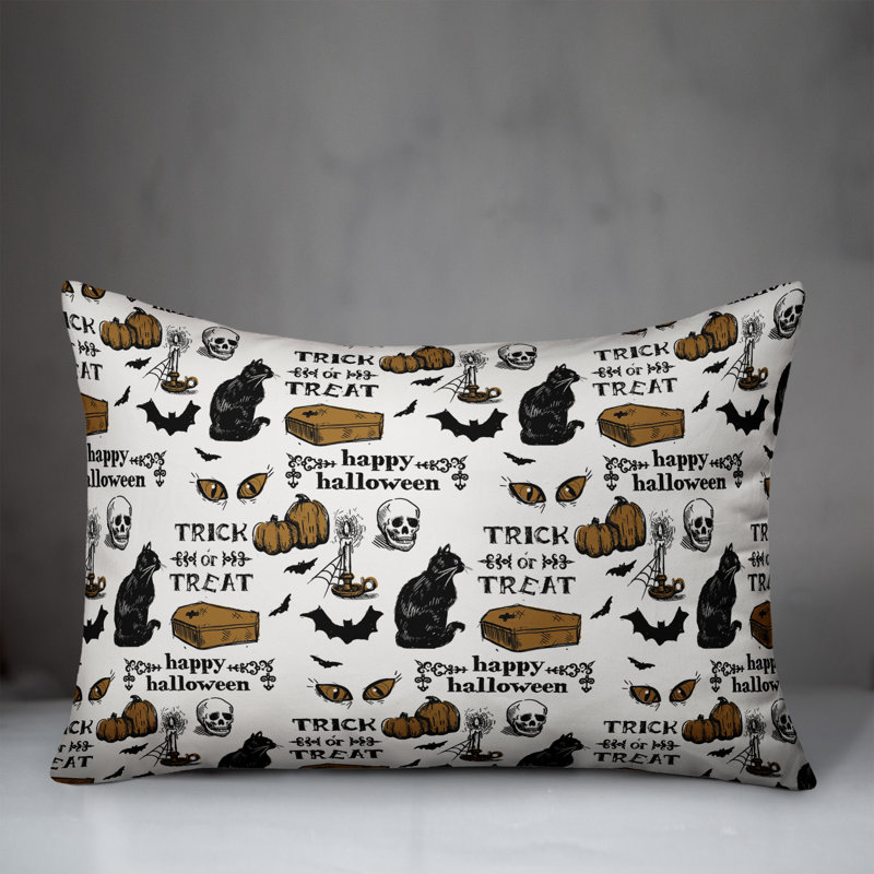 Coussin lombaire Amber And Black Vintage