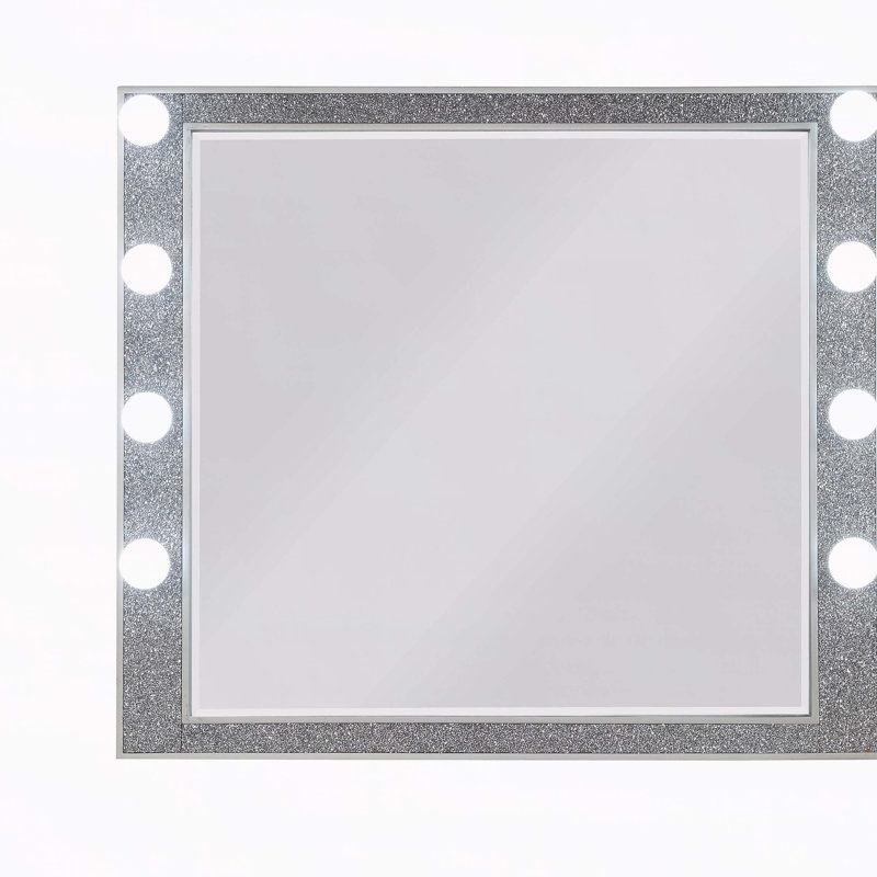 Miroir Sliverfluff avec finition champagne et lumière