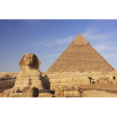 The Sphinx And Pyramid Of Khafre, Cairo, Egypt by Donyanedomam - Wrapped Canvas Print