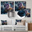 Décoration murale florale et botanique en métal-87831167