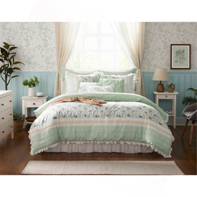 9 Piece Cotton Percale Comforter Set
