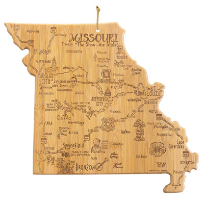 Totally Bamboo State Destination Series Bamboo Missouri Cutting Board