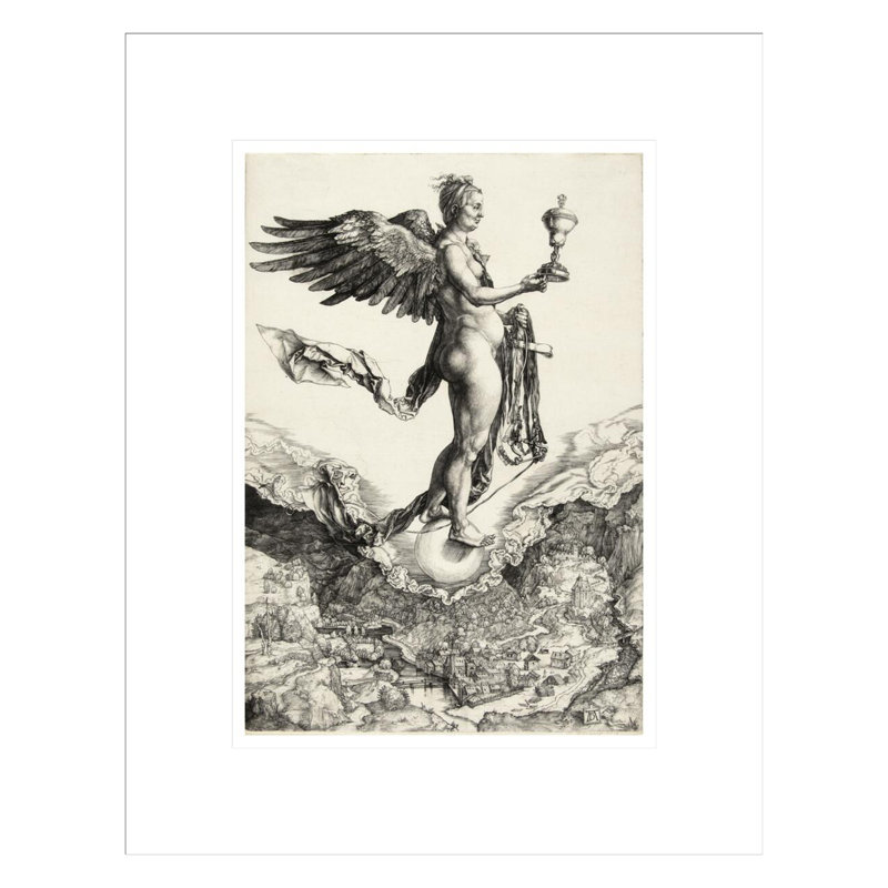 Nemesis by Albrecht Dürer -Framed Giclee Print, 16.75" H x 13.27" W
