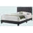 Elegant Transitional Black Full Bed For Restful Sleep