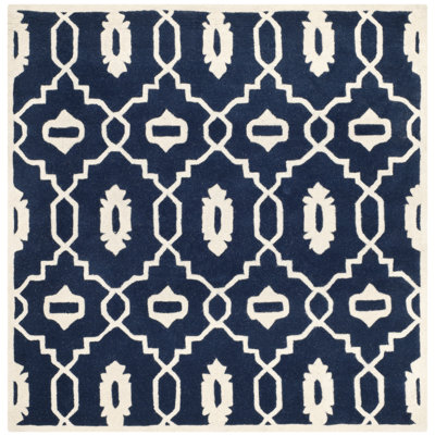 Carolene Hand Tufted Wool Geometric Rug