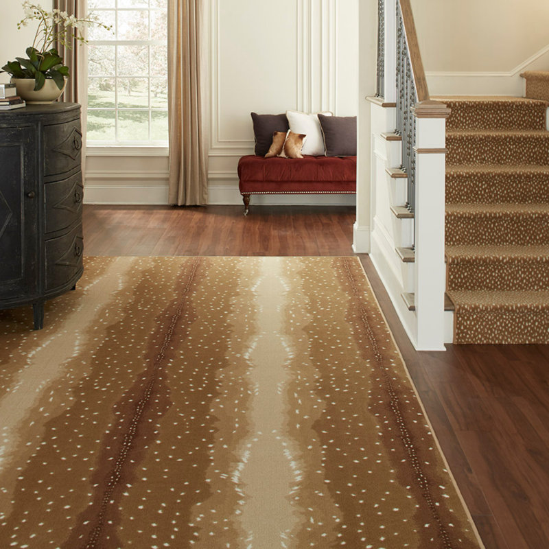 Tapis brun chital Imagine Nature's Expression, Rectangle 7 pi 8 po x 10 pi 9 po
