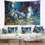 La tapisserie arlequin et perroquet blanc-28484196