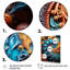Bleu et jaune, spirale abstraite hypnotique I - art abstrait spirales murales-1618722503-1618722504