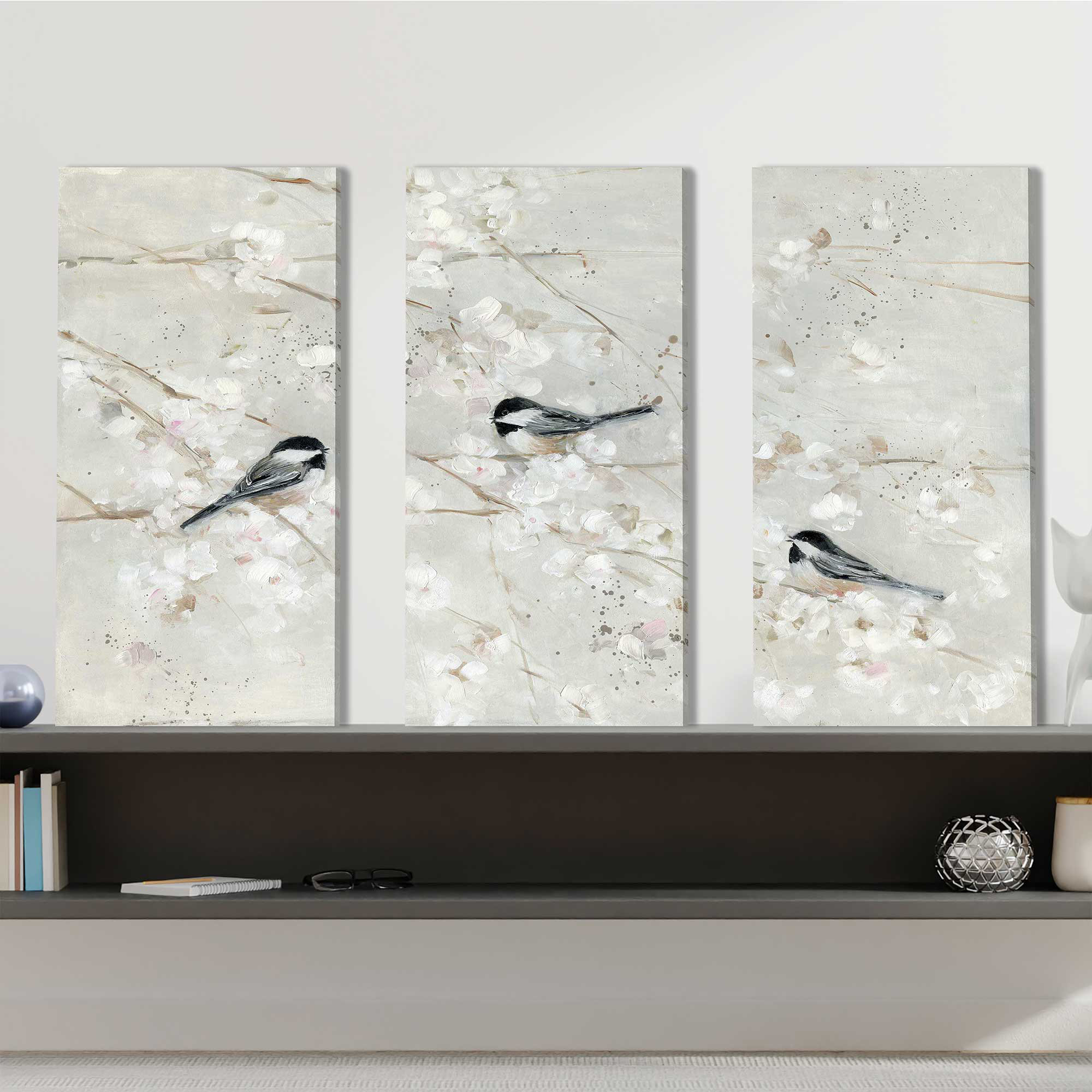 Red Barrel Studio® Nature's Confetti II - 3 Piece Wrapped Canvas ...