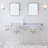 Ellie Stone Oval Console Bathroom Vanity with Faucet and Overflow-79931746