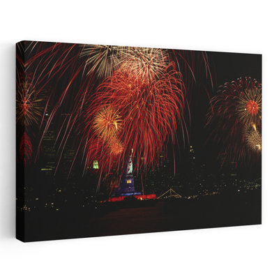 1980S Statue Of Liberty New York Ny Classic Retro Vintage City Wall Art