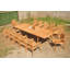 Rectangle 12 - Person 118" Long Teak Dining Set-862114129-862114130