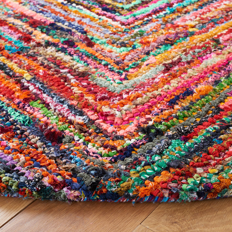 Anaheim Hand Tufted Cotton Rug, Round 4'