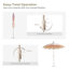 Parasol d'extérieur inclinable 108 po Kaia-1465647231-1426153804