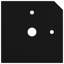 Vidaxl Standing Feet Black Iron Furniture Support Home Parts Elevation Base