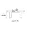 Retro oval-shaped rock plate dining table-342578730