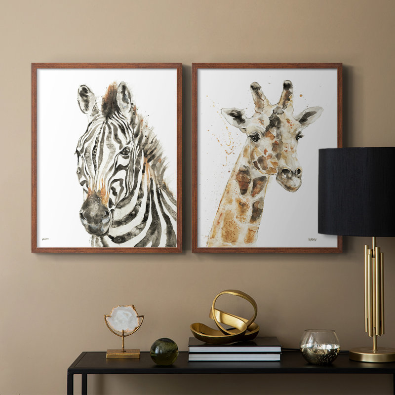 Impression encadrée Savannah Ii-Premium - prête à être accrochée - aucun clou requis - aucun clou requis, H 29 po x l 46 po