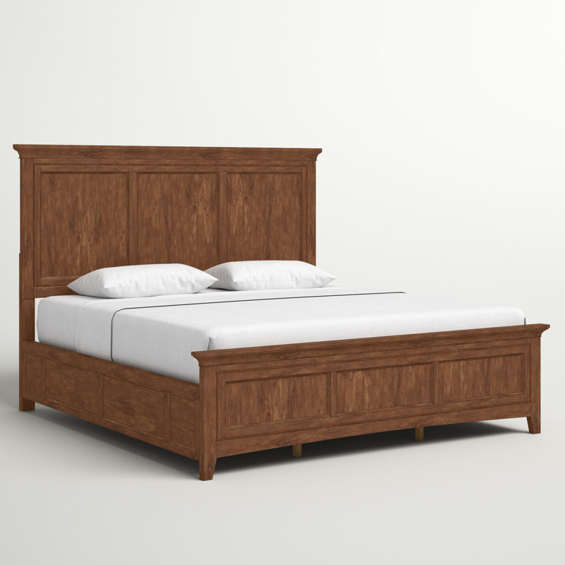Melfa Platform Bed, Oak, King