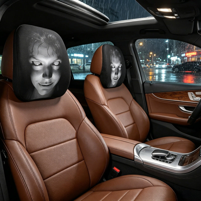Terror  Pedestrians Prank Car Headcases Pillowcases