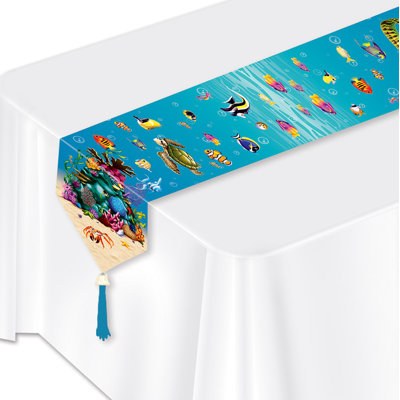 Printed Under The Sea Table Runner