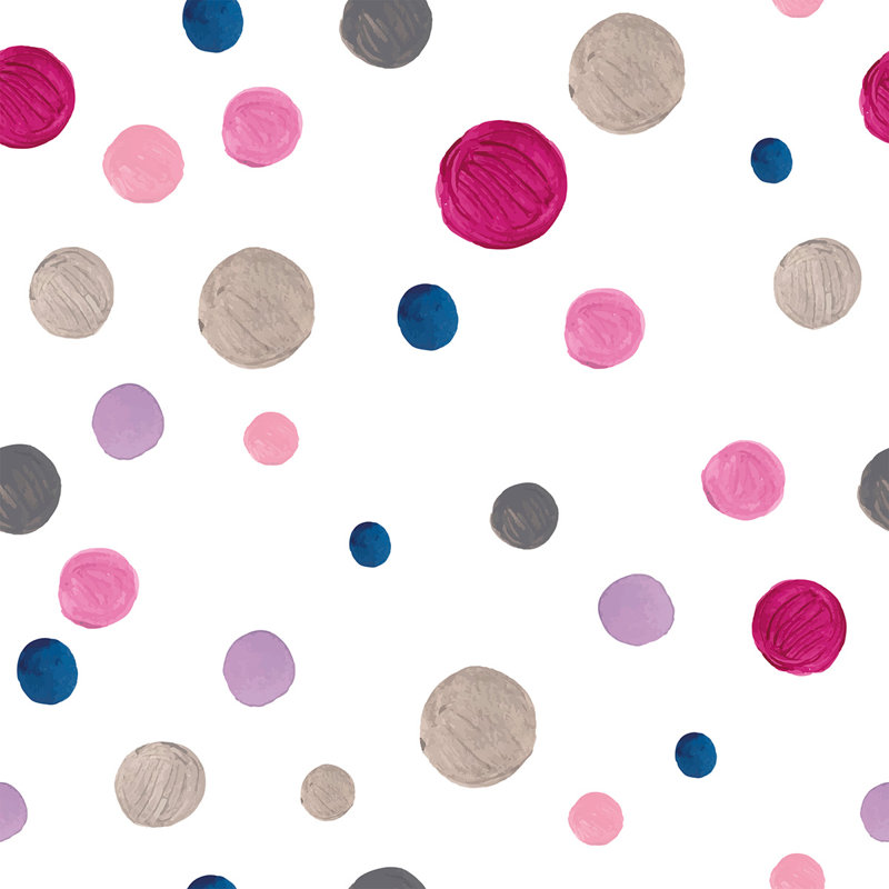 Wapato Peel & Stick Polka Dots Tile, 48" L x 24" W