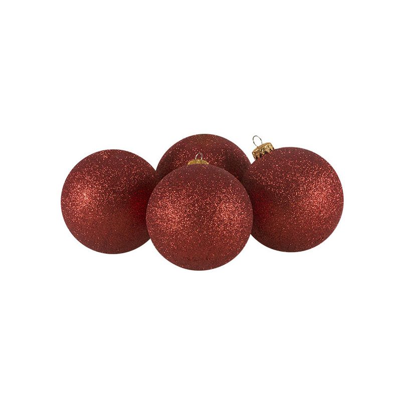 10cm Bauble, Red