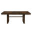 Table de salle à manger rectangulaire Ettie L 77,5 po x l 40 po