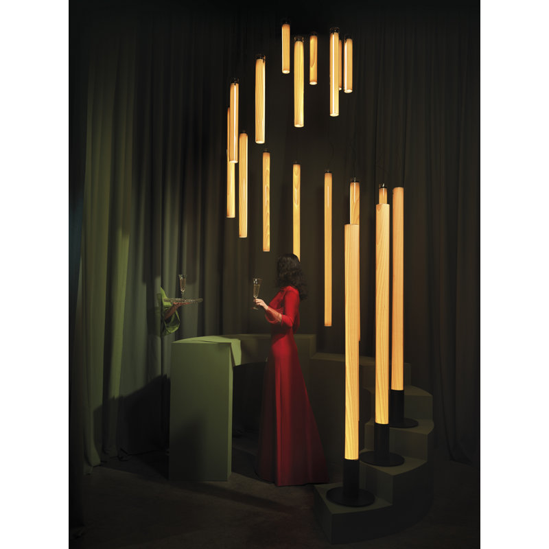 Estela LED Floor Lamp, Ivory White