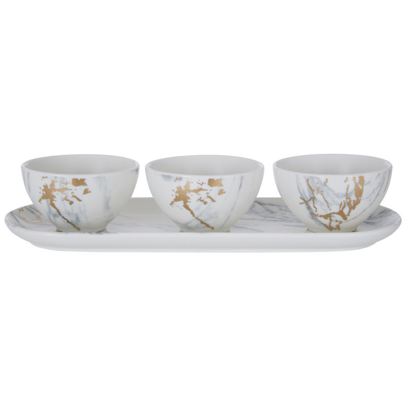 Metro Lane Magby Porcelain Divided Serving Dish