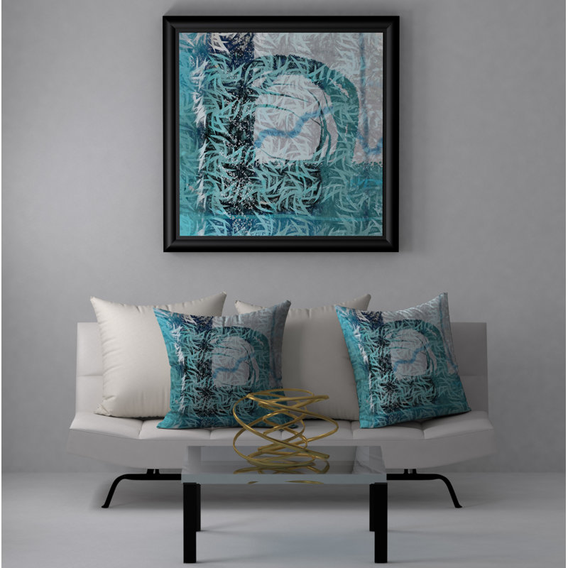 Magnifique housse de coussin carrée rebondissement, 18 po x 18 po