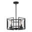 Luminaire suspendu 4 lumières lanterne géométrique minimaliste semi-encastré Marco -458871688