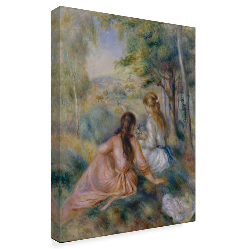 Pierre Auguste Renoir Farmhouse / Country, 19" H x 14" W x 2" D