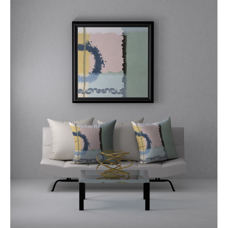 Housse de coussin décorative carrée/insert de satisfaction précieuse, 20 po X 20 po
