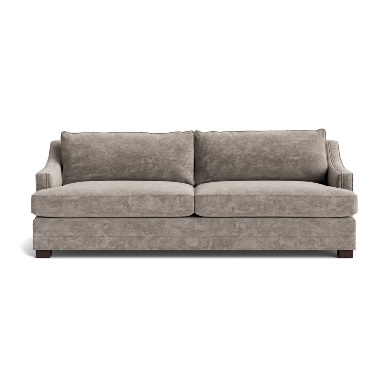 Keaton Slope No Nail 84 Sofa, Vintage Chenille - Mink, Java