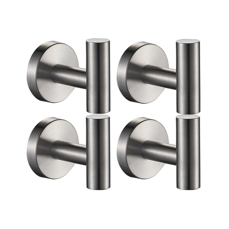Wall Mounted Towel Hook, Brushed Nickel