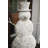 The Holiday Aisle® Modern Decorative Metal Snowman In Gray