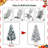 Lighted Pine Christmas Tree