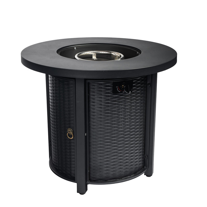 Table de feu au propane 40000BTU, 30 pouces, cadre d'allumage en acier 30 pouces, 40000BTU,