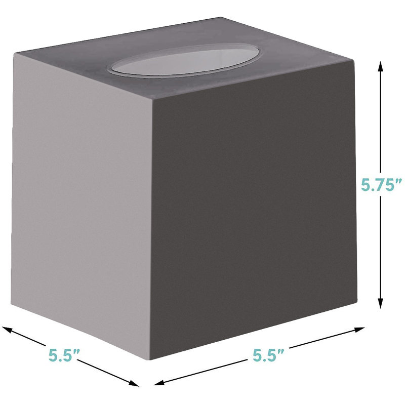  Housse pour boîte à mouchoirs, Gris