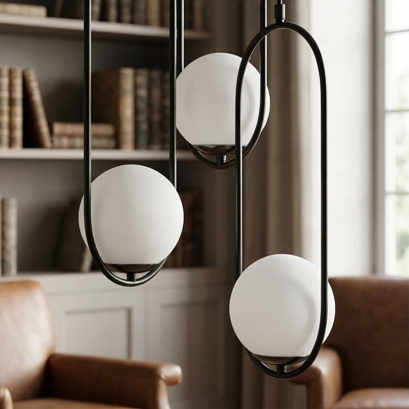 Laiken 3-Light Adjustable Modern Cluster Globe Pendant