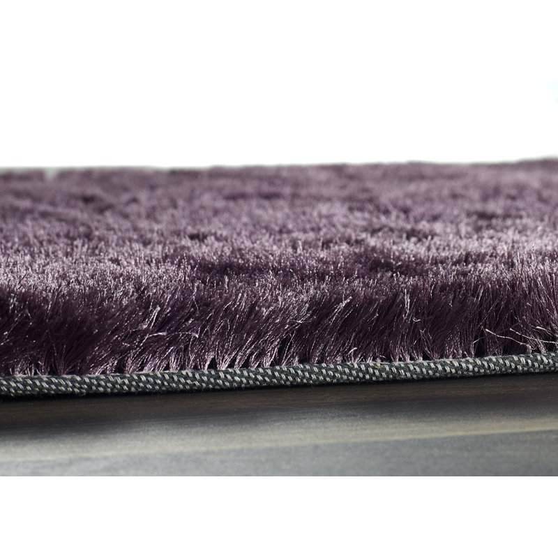 Aniko Solid Colour Shag Area Rug, Rectangle 80 x 150cm