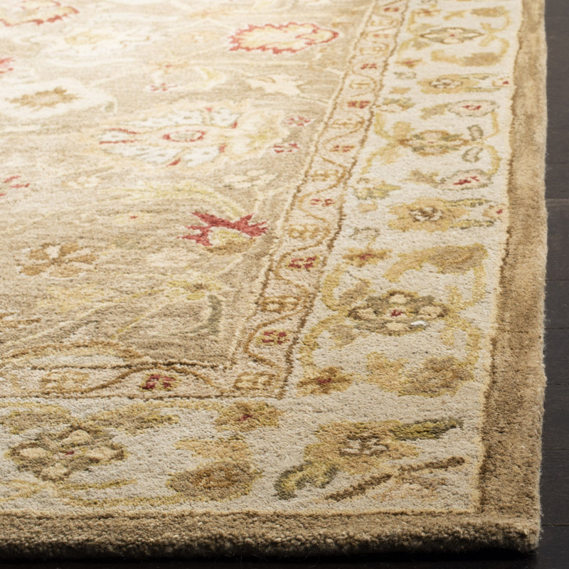 Crisanta Hand Tufted Wool Oriental Rug, Rectangle 11' x 17'
