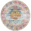 Tapis contemporain à motif de vagues multicolores-334489043