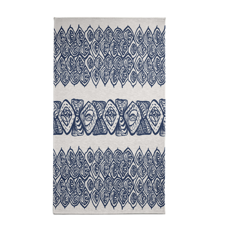 Safari Chenille Geometric Indoor Rug, Rectangle 4' x 6'
