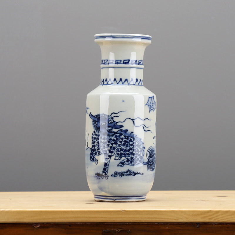 Porcelain Vase Kirin