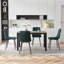 Chaises de salle à manger en velours de style Mid-Century moderne pour la cuisine et le salon-2023072645-2023072643