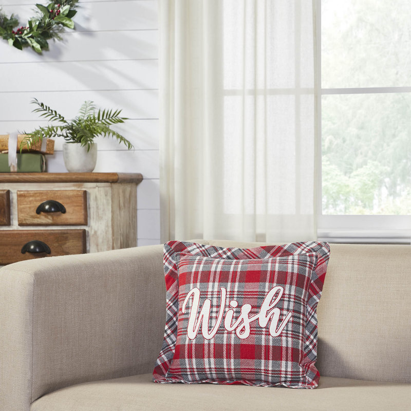 Gregor Appliqued 100% Cotton Shell, Polyester Lining, Polyester Pillow Fill Reversible Throw Pillow