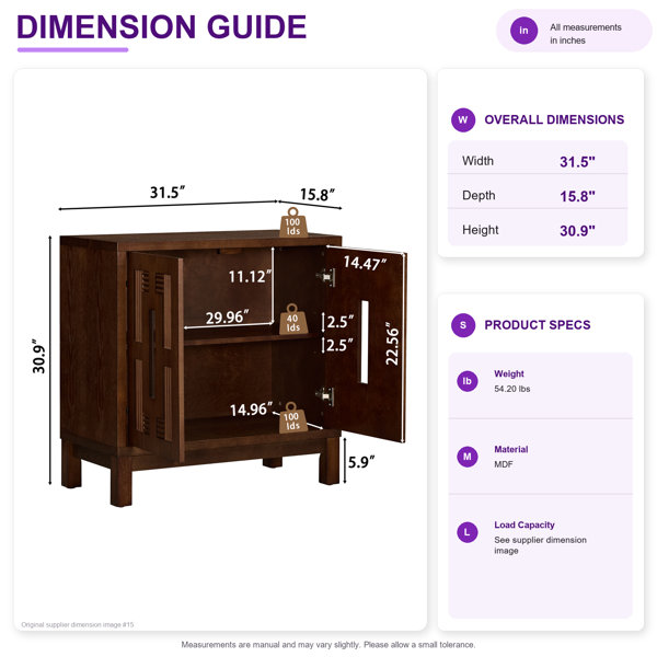 Dimensions du produit