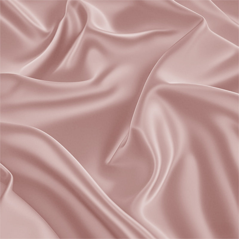 Silk No Pattern Duvet Cover, Single Duvet Cover, Pink